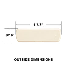 Levolor Kirsch Bottom Rail End Cap for Cellular Honeycomb Shade