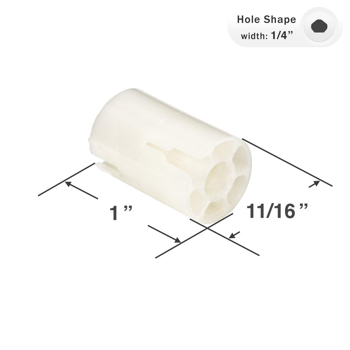 Delmar Plastic Drum for 1" Mini Blinds Fix My Blinds