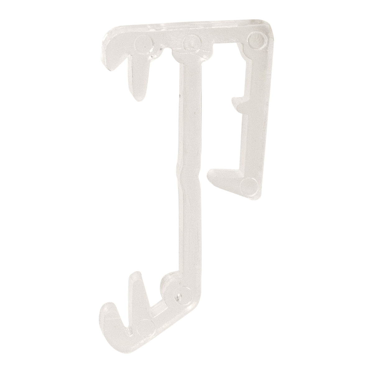 1" Hidden Valance Clip for Wood and Faux Wood Valances Clear Fix My