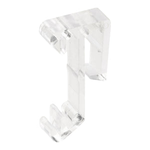 1" Hidden Valance Clip for Wood and Faux Wood Valances - Clear