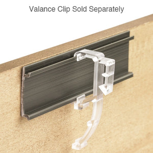 Valance Clip for 1" Mini and 2" Wood & Faux Wood Horizontal Blinds