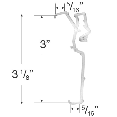 Hunter Douglas 3" Valance Clip for Wood & Faux Wood Valances Fix My