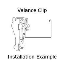 Hunter Douglas Valance Clip for Faux Wood Valances