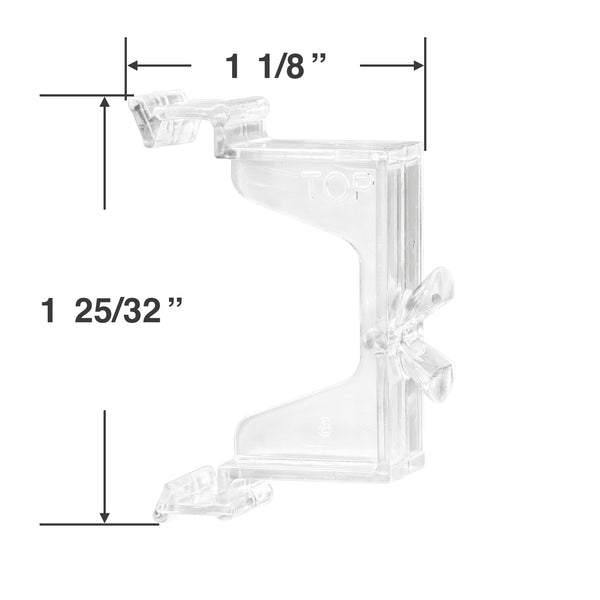 Levolor Valance Clip for Cordless 2" Faux Wood and Wood Blinds