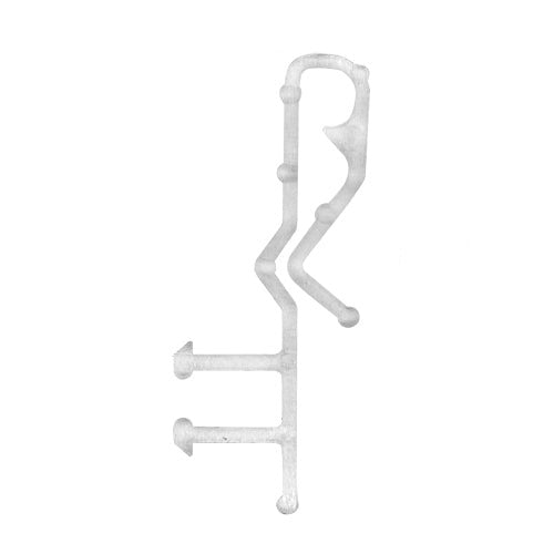 Slotted Groove Valance Clip for Wood & Faux Wood Valances - 2