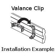Levolor Valance Clip for Cordless 2
