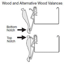 Hunter Douglas Universal Valance Clip for Wood & Faux Wood Blinds - Improved & Updated Style