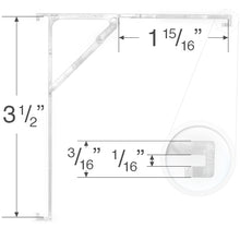 Bali and Graber Valance Clip for G-71 SuperVue Vertical Blinds with 1 15/16