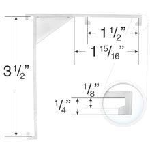 Graber and Bali Valance Clip for Vertical Blinds with 1 1/2