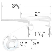 Valance Clip for Vertical Blinds with a 1 1/2