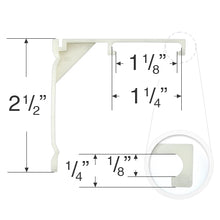 Valance Clip for Vertical Blinds with a 2 1/2