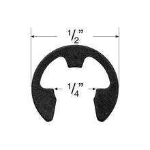 C-Clip Rod Retainer for Vertical Blinds with an 8-Prong Tilt Rod