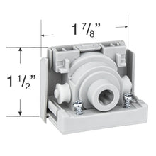 Cord and Bead Chain Operated Control End Set for Veritcal Blinds with an Un-Notched Headrail