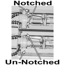 Cord and Bead Chain Operated Control End Set for Veritcal Blinds with an Un-Notched Headrail
