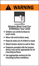 Hunter Douglas Universal  Continuous Cord Loop Tensioner for Cord-Loop Operated Blinds & Shades