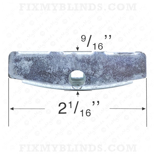 Levolor Bottom Rail End Cap for 2" Blinds Metal Fix My Blinds