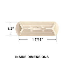 Levolor Kirsch Bottom Rail End Cap for Cellular Honeycomb Shade