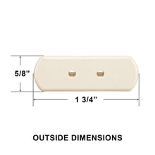 Levolor Kirsch Bottom Rail End Cap for Cellular Honeycomb Shade