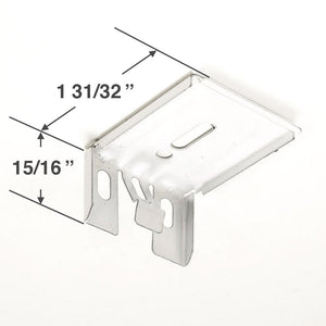 Alta and Hunter Douglas Mounting Bracket for Cellular and Pleated Shades with a 1 7/8" Wide Headrail
