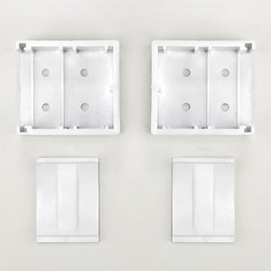 Plastic Box Mounting Brackets for Horizontal Blinds With 1 3/8" x 1 9/16" Headrail