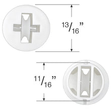 Levolor Bottom Rail Button for Faux Wood Blinds with Looping Lift Cords