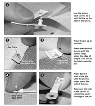 Hunter Douglas Fabric Carrier Clip for Vertiglide Shades Made Between 9/2004 & 5/2015