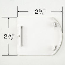 Rollease Cassette Roller Shade Top Rail End Cap Covers for Cassette 80 - CREC