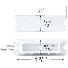 Bottom Rail End Cap for 2