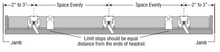 Discontinued Hunter Douglas Limit Stop for Silhouette Shades - Standard Size