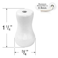 Vase Shaped Wooden Tassel for Horizontal Blinds and Shades