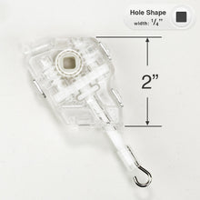 High Profile Double Gear Wand Tilt Mechanism with 1/4