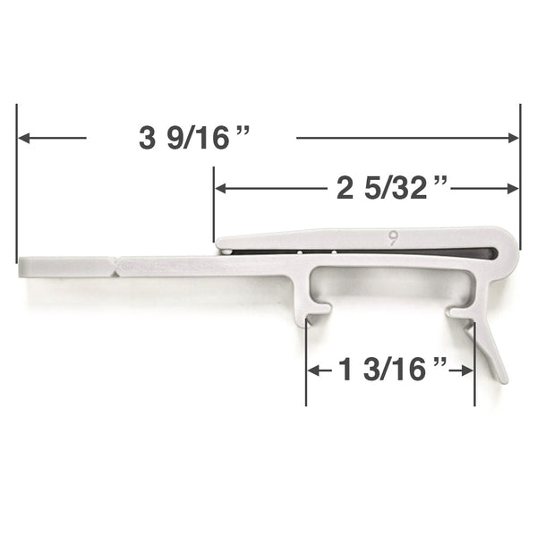 Graber and Bali Valance Clip for G98 UltraVue and Magnum Vertical Blinds