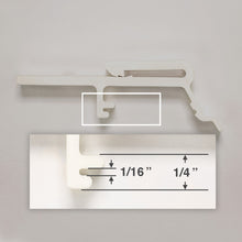 Hunter Douglas Valance Clip for PermAlign and PermaTrak Vertical Blinds - Shorter Length
