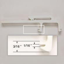 Hunter Douglas Valance Clip for Paramount Vertical Blinds - 3 1/4