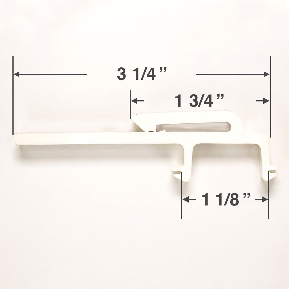 Designer's Touch NMVTVCSM Valance Clip for 3-1/2 in. Vertical