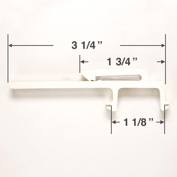 Hunter Douglas Valance Clip for Paramount Vertical Blinds - 3 1/4" Length