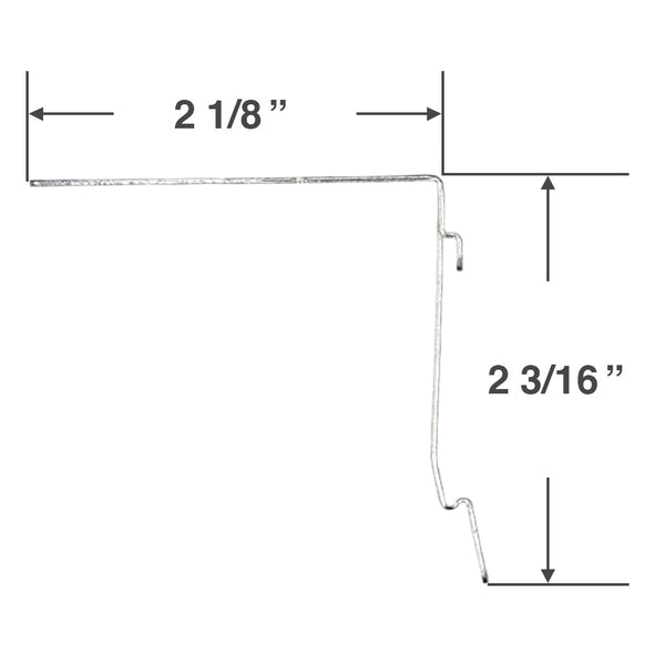 Graber and Bali Valance Hanger for Panel Tracks and Vertical Blinds