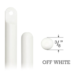 Smooth Round Plastic Wand for Mini Blinds and Wood & Faux Wood Blinds