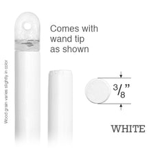 Wooden Blind Wand with Plastic Eyelet Tip