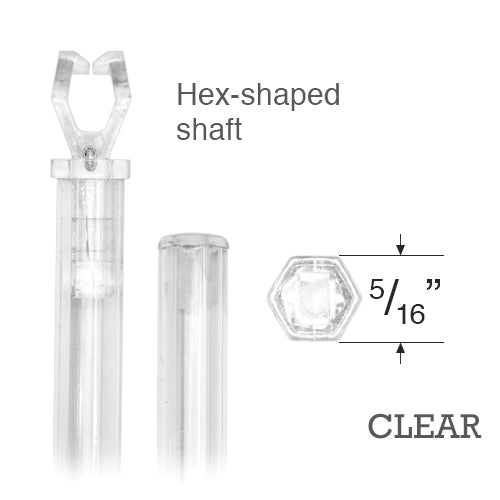 Hunter Douglas Clear Plastic Wand - Claw Tip – Fix My Blinds