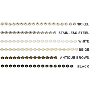 Size #10 Metal Bead Chain for Roller Shades & Vertical Blinds