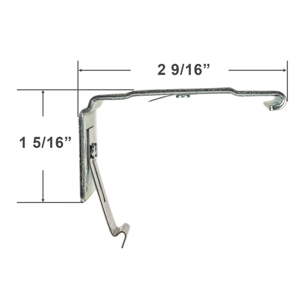 Mounting Bracket for Roller Shades with a 3 1/4" or 3 1/2" Cassette