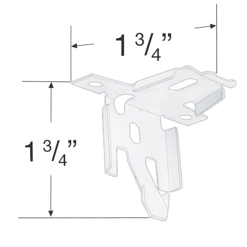 Hunter Douglas 1 3/4" Mounting Bracket for LiteRise, UltraGlide and EasyRise Cellular Shades - Previous Style