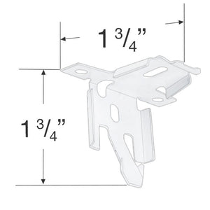 Hunter Douglas 1 3/4" Mounting Bracket for LiteRise, UltraGlide and EasyRise Cellular Shades - Previous Style