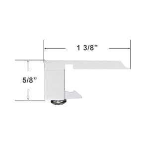Hunter Douglas Mounting Bracket for Duette Cellular and Pleated Shades with 1 1/8" Wide Headrails