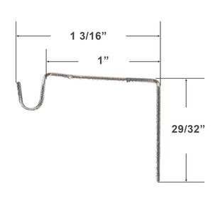 Center Support Bracket for 1" Mini Blinds With a 1" x 1" Headrail