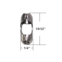 Metal Bead Chain Connector for Size #10 Chain