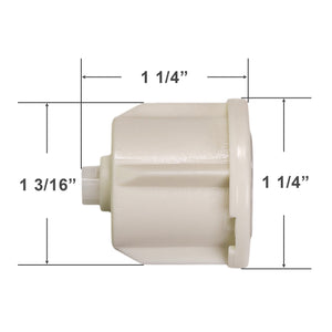 Rollease R-Series Roller Shade End Plug for Cassettes with 1 1/4" Tubes - CREP03