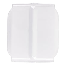 Bottom Rail Retainer Cap for Cloth Tape Ladders - White Metal