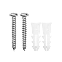 Screw and Anchor Fastener Set for Mounting Brackets in Drywall